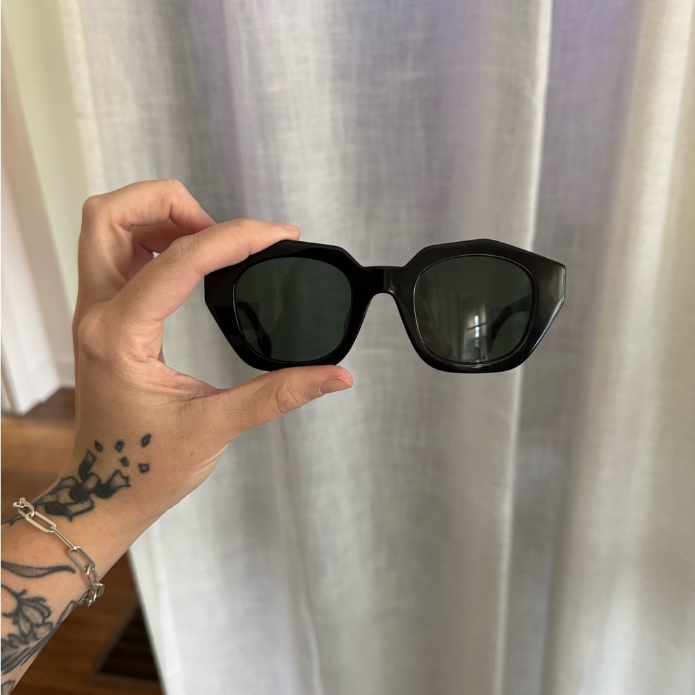 Burberry Black Geometric Sunglasses